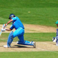 Mahendra Singh Dhoni batting