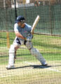 Phillip Hughes in the nets