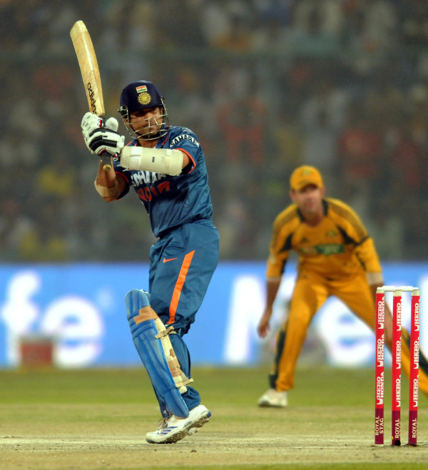 Sachin Tendulkar batting